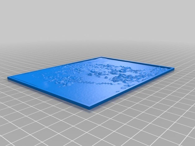 lithopane 2d art personnalisé 3D print model - Mito3D
