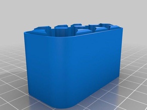 meu personalizadas a caixa de bateria recipientes personalizado 3d print model - Mito3D