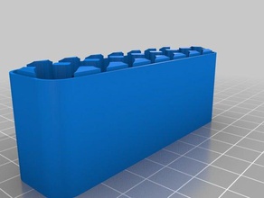 il mio personalizzato cassa di batteria aaa i contenitori su misura 3d print model - Mito3D