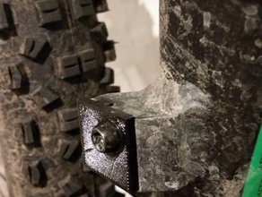 Umwerfer-Aufnahme cover sport & im freien Fahrrad - Schaltwerk front Umwerfer vor mech mount mtb 3d print model - Mito3D
