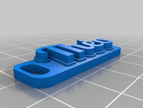 theo organização personalizado 3d print model - Mito3D