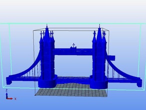 london bridge art 3dhubs challenge design homemade miniature model sculpture seetheworld tinkercad tower world 3d print model - Mito3D