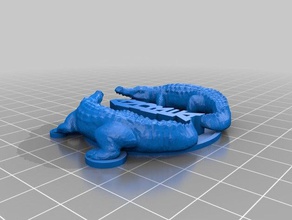 coccodrilli con nome la joyería 3d print model - Mito3D