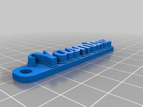 yasmine organización personalizado 3d print model - Mito3D
