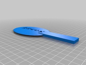 golpe de remo La impresión en 3d 3d print model - Mito3D
