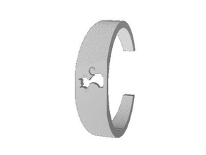 love cat - bracelet bracelets accessory 3d print model - Mito3D
