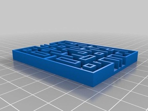 customized pacman maze 2d art 3d print model - Mito3D