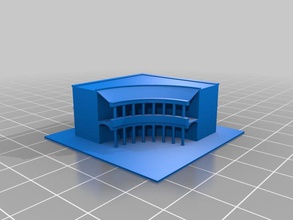 palace charles quarter section other 3d architecture geometry model spain 3d print model - Mito3D