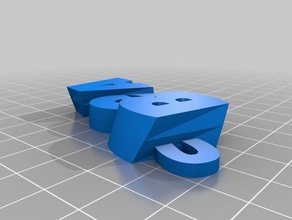 llavero bea organização personalizado 3d print model - Mito3D