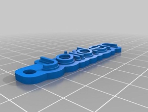 jaiden Schlüsselbund - Organisation kundengebundene 3d print model - Mito3D