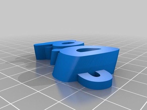 my customized keychain duda organization 3d print model - Mito3D