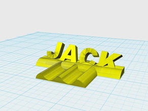 jack porta plettri o áudio 3d print model - Mito3D