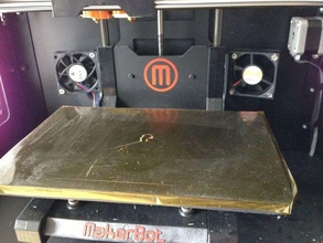replicator 2x ventilateur interne de montage 3d l'imprimante pièces 3d print model - Mito3D