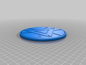 iron man mark vi arc reactor moneta 3d print model - Mito3D