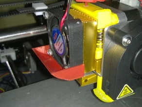 40mm condotto della ventola Stampante 3d accessori Ventola da a602 3d print model - Mito3D