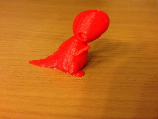 t-rex dino adorable dinosaur baby cute trex t rex 3D print model - Mito3D