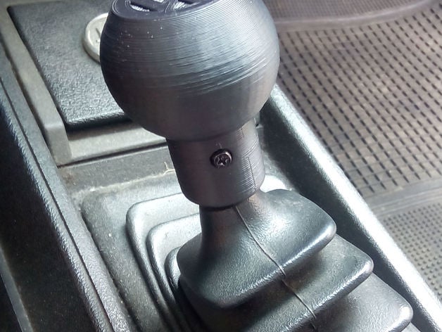 car gear knob automotive 3D print model - Mito3D