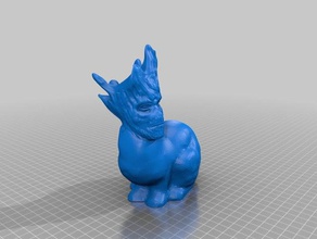 am bunny art 3d print model - Mito3D
