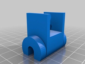 workstation cable holder computer customized 3d print model - Mito3D