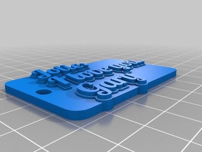 key chain - Organisation kundengebundene 3d print model - Mito3D