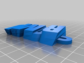 my customized iamburny's text - romu organization 3d print model - Mito3D