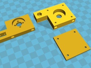 z axis screw trapezeidal endstop holder + case top item 3d printer parts z-axis 3d print model - Mito3D