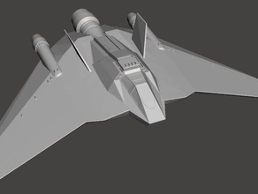 f-302 space fighter f302 update 1 giocattoli meccanici 302 sg1 star gate stargate 3d print model - Mito3D