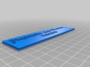 stephaine dexter weddinh plaque accessories customized 3d print model - Mito3D