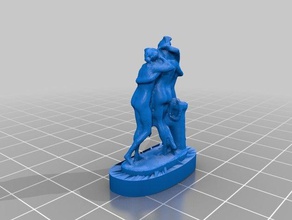 3 graces sculptures people 3d print model - Mito3D