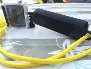 gopro floaty polo - absolutamente a prueba de agua la cámara manija petg 3d print model - Mito3D