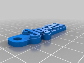 jyothi keychain organization customized 3d print model - Mito3D