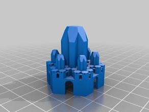 coolcasle math art customized 3d print model - Mito3D