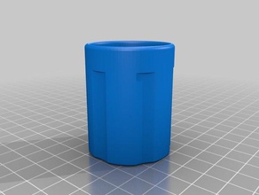 revólver cilindro shotglass 3d print model - Mito3D