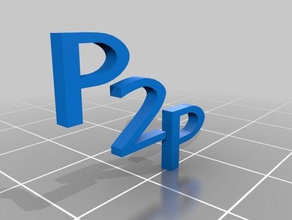 p2p 2 3d print model - Mito3D