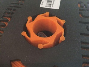 overlord-spool-hub-adapter-30 53 3d-Drucker Teile kundengebundene dreammaker overlord spool-adapter 3d print model - Mito3D