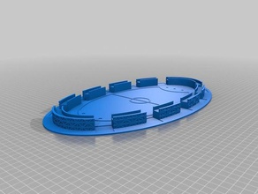 hogwarts quidditch pitch buildings & structures 3d print model - Mito3D