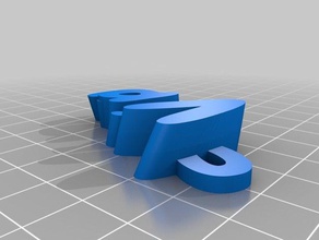 llavero de viru organización personalizado 3d print model - Mito3D