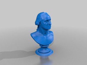 george washington sculpture d'analyse sculptures Numérisation 3d sens du scanner wandl l'état de wl 3d print model - Mito3D