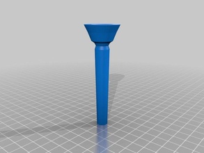 trumpet mouthpiece 3 music customized 3d print model - Mito3D