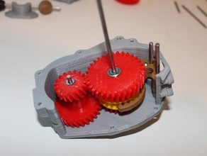 toyota caso di trasferimento gamma bassa doubler adattatore giocattoli meccanici 22re in la trasmissione 3d print model - Mito3D
