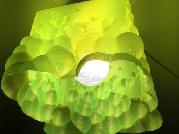 jaiks blorr de la pantalla decoración lámpara sombra 3D print model - Mito3D