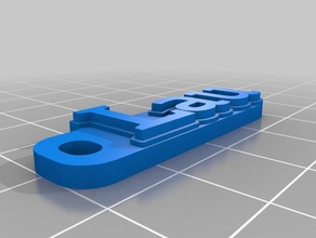 lau key chain belgrano organization customized 3d print model - Mito3D