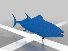 thunfisch Tiere 3d print model - Mito3D