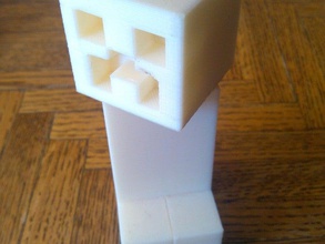creeper movable head games 3d print model - Mito3D