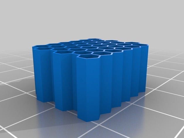 honeycomb t2 4x10x300mkm biology customized 3D print model - Mito3D