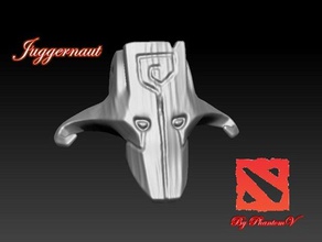 mastodonte de haut poly remake sculptures dota 2 le casque masque 3d print model - Mito3D