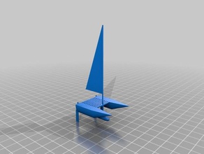 Katamaran 3d-drucken float machen 3d print model - Mito3D
