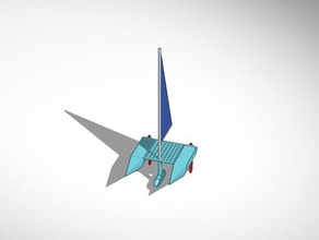 catamaran L'impression 3d makeitfloat 3d print model - Mito3D