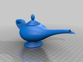 robertson - genie lamp 3d printing magic 3d print model - Mito3D