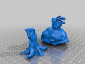 eggert ağaç mutant yaratıklar 3d print model - Mito3D